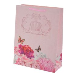 GAEM Пакет подарочный (бумага 210г/м2, блок микс 12шт), L18 W8,5 H24 см, 4в.