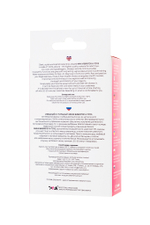 Виброяйцо ToyFa A-toys с пультом ДУ силикон розово-белый 12 см