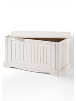 Деревянный сундук скамья для хранения напольный белый