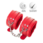 Красные оковы из искусственной кожи ToyFa Anonymo 310155
