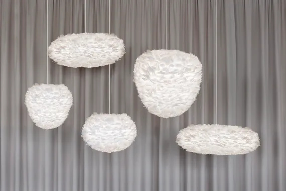 Плафон Umage EOS Esther Medium, Ø60х39х16 см, белый