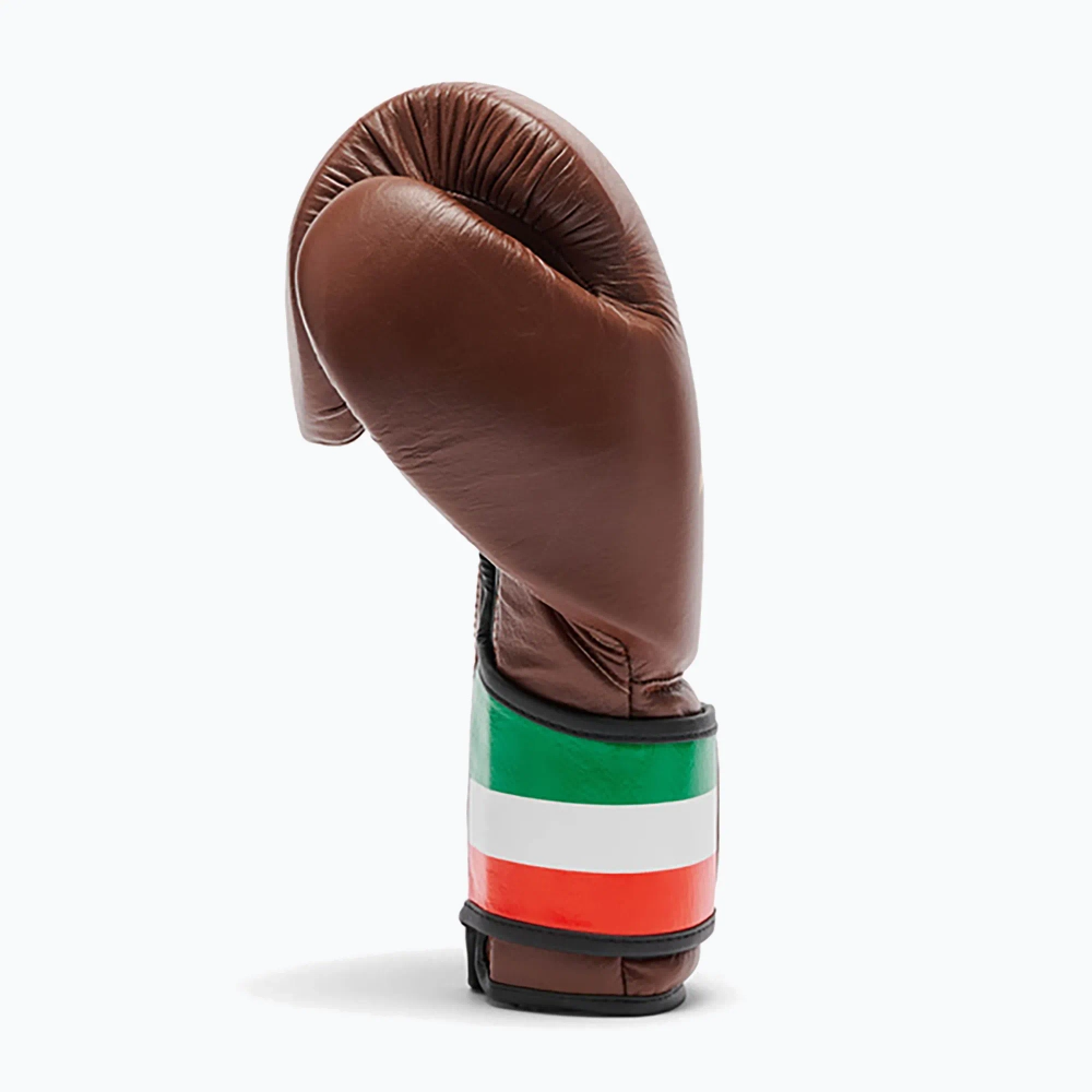 Боксёрские перчатки LEONE 1947 Italy '47 black/white/brown