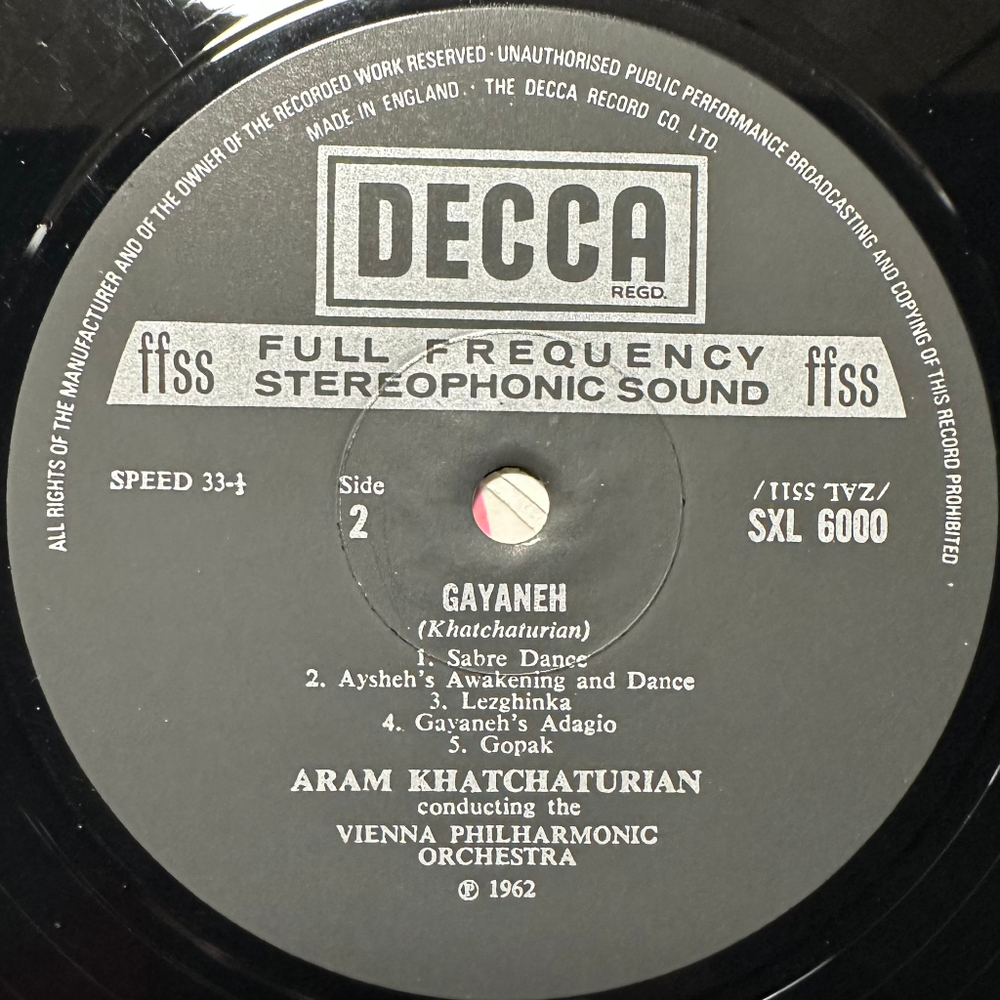 Хачатурян - Спартак / Гаяне (Англия 1975г.)