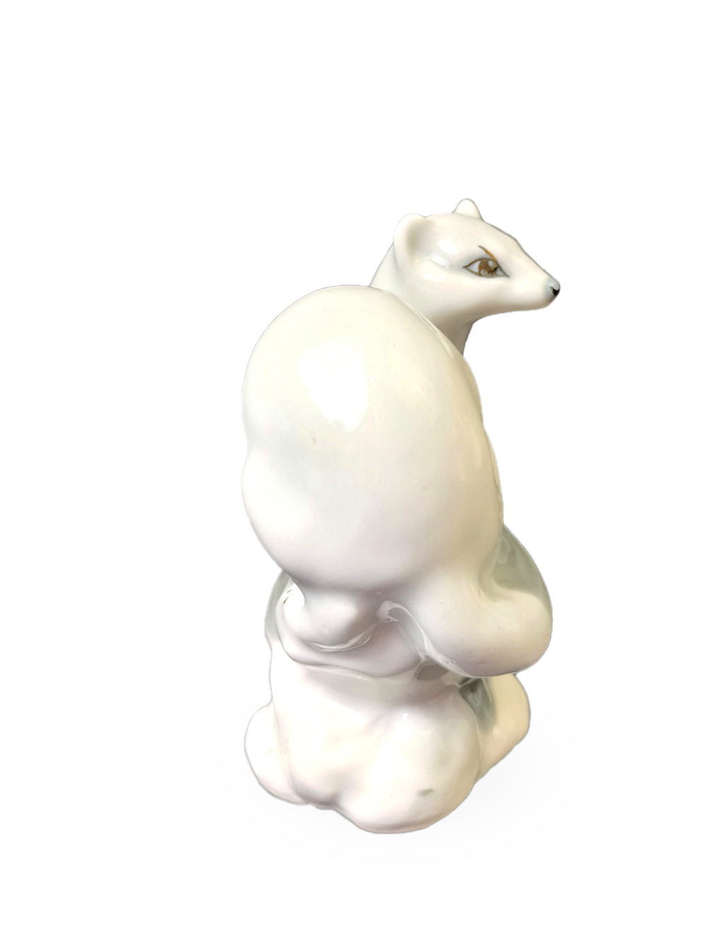 Фарфоровая статуэтка "Хорёк" (ЛЗФИ)