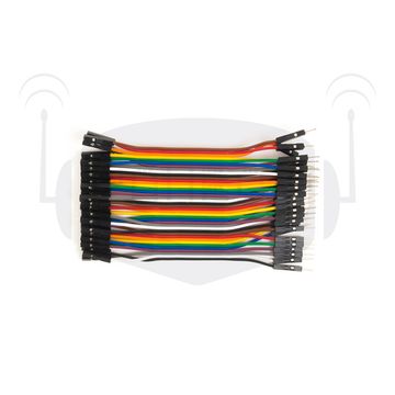 Соединительные провода male-female 10 см (40 штук)