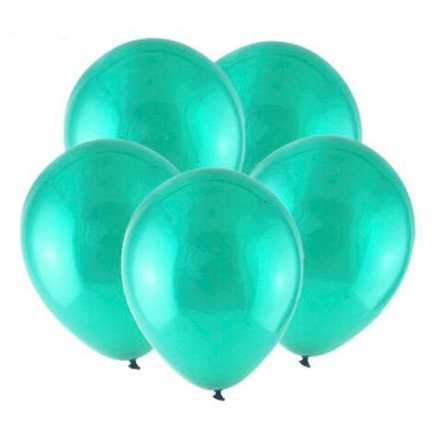 Т Кристал 12 Морской зеленый / Sea green / 100 шт. /, Латексный шар +