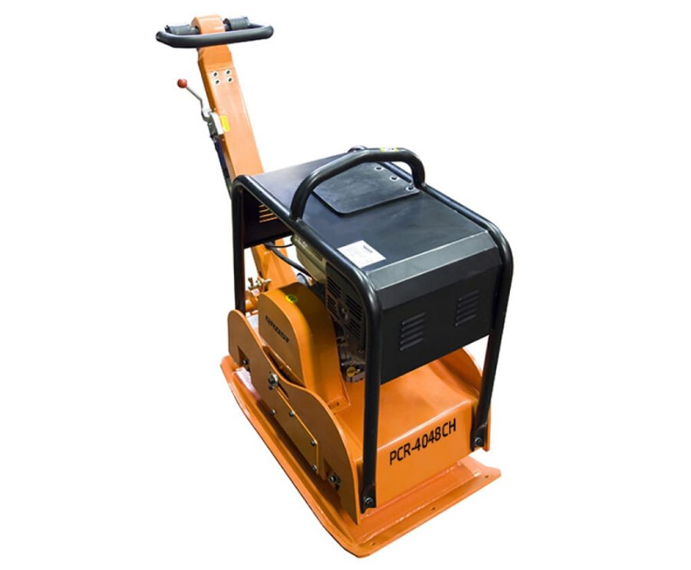 Виброплита реверсивная GROST PCR-4048CH - [239 кг / 40 кН] гидравлическая