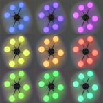 Citilux ATMAN SMART CL226A161 RGB LED Умная люстра Матовый Хром