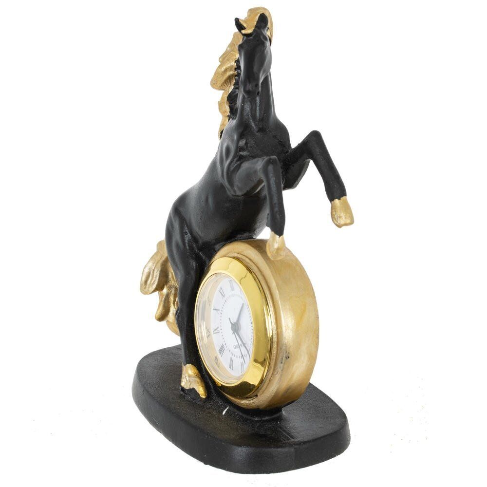 GAEM Фигурка декоративная "Лошадь" с часами (LR41x1), L9 W5 H12 см