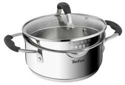 Кастрюля с крышкой Tefal Illico 4.9л 24см G7454674