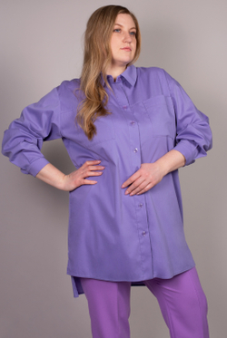 Блузка 3313ВЕ, сиреневый #83С053313ВЕ