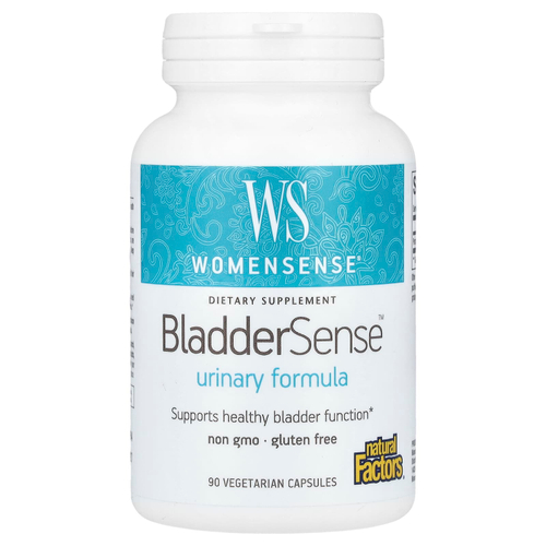 Natural Factors, WomenSense, BladderSense, 262 мг, 90 вегетарианских капсул