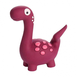 Flamingo Игрушка для собак "Динозавр" S, латекс, фиолетовый
