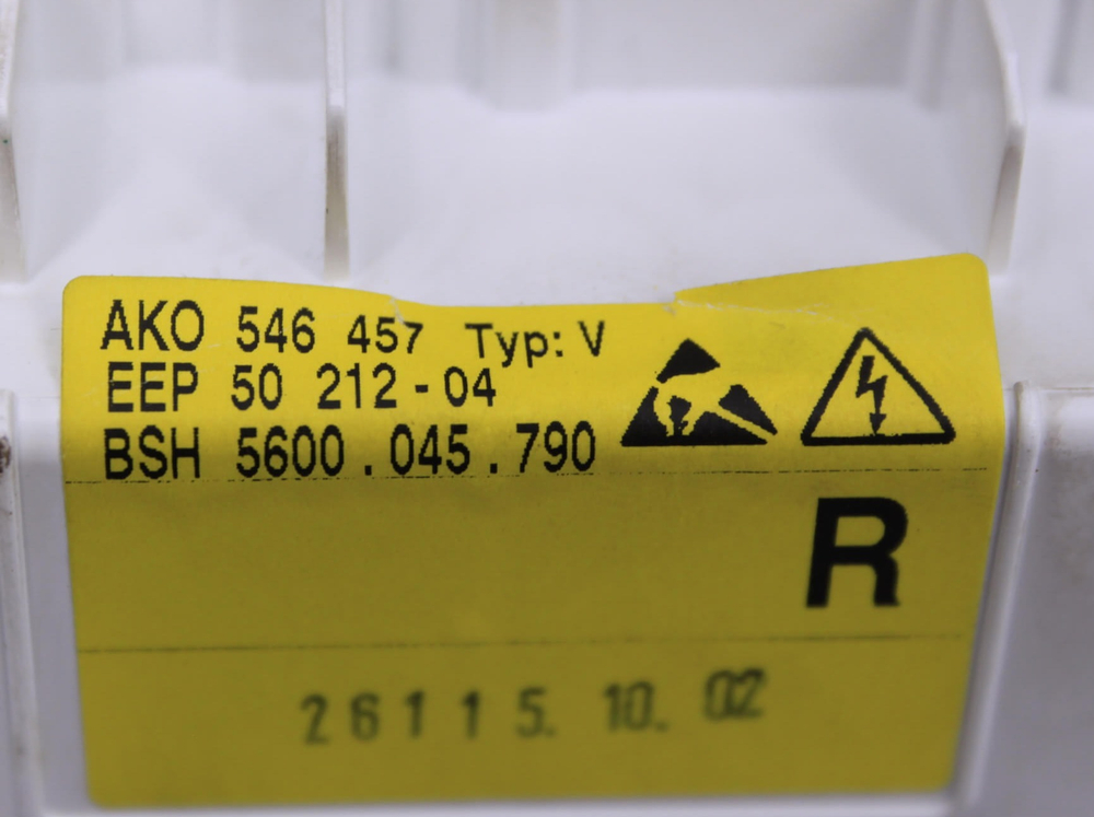 Модуль управления посудомоечной машине Bosch SGV59A23/21 (493318)