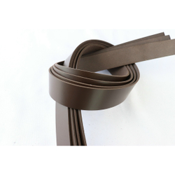 Ременная заготовка Коричневая Люкс с покрытием