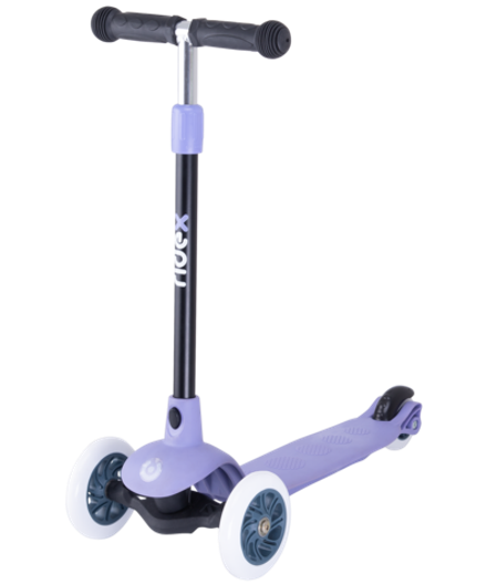 БЕЗ УПАКОВКИ Самокат 3-колесный Hero, 120/80 мм, фиолетовый/серый