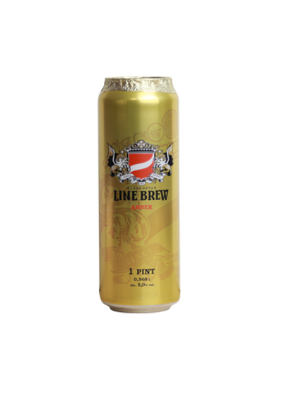 Пиво Line Brew Amber 0,568л ж/Б