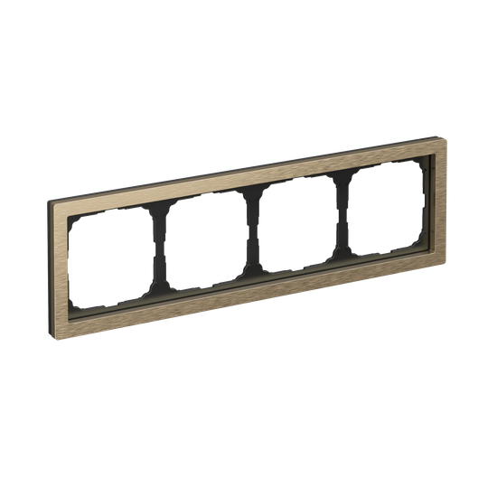 Рамка 4-м ArtGallery Pure метал. латунь SE GAL312204