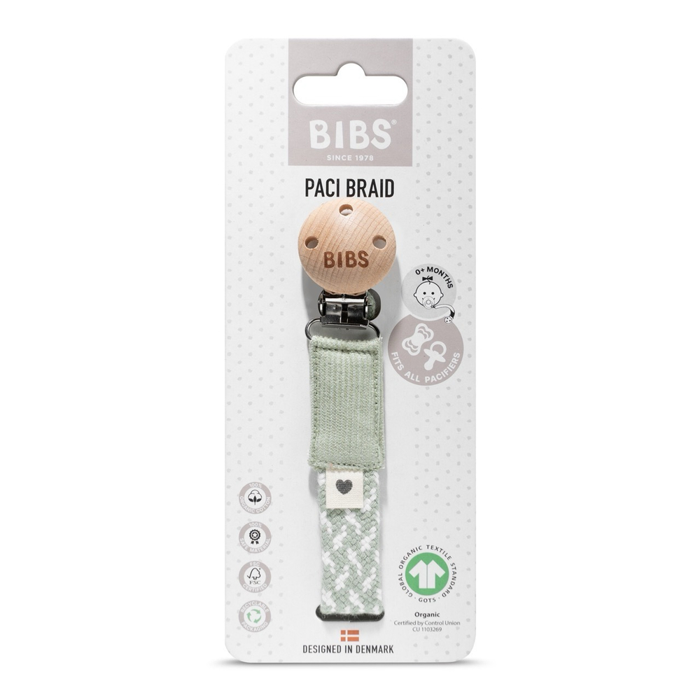 Держатель для пустышки BIBS - Sage/Ivory