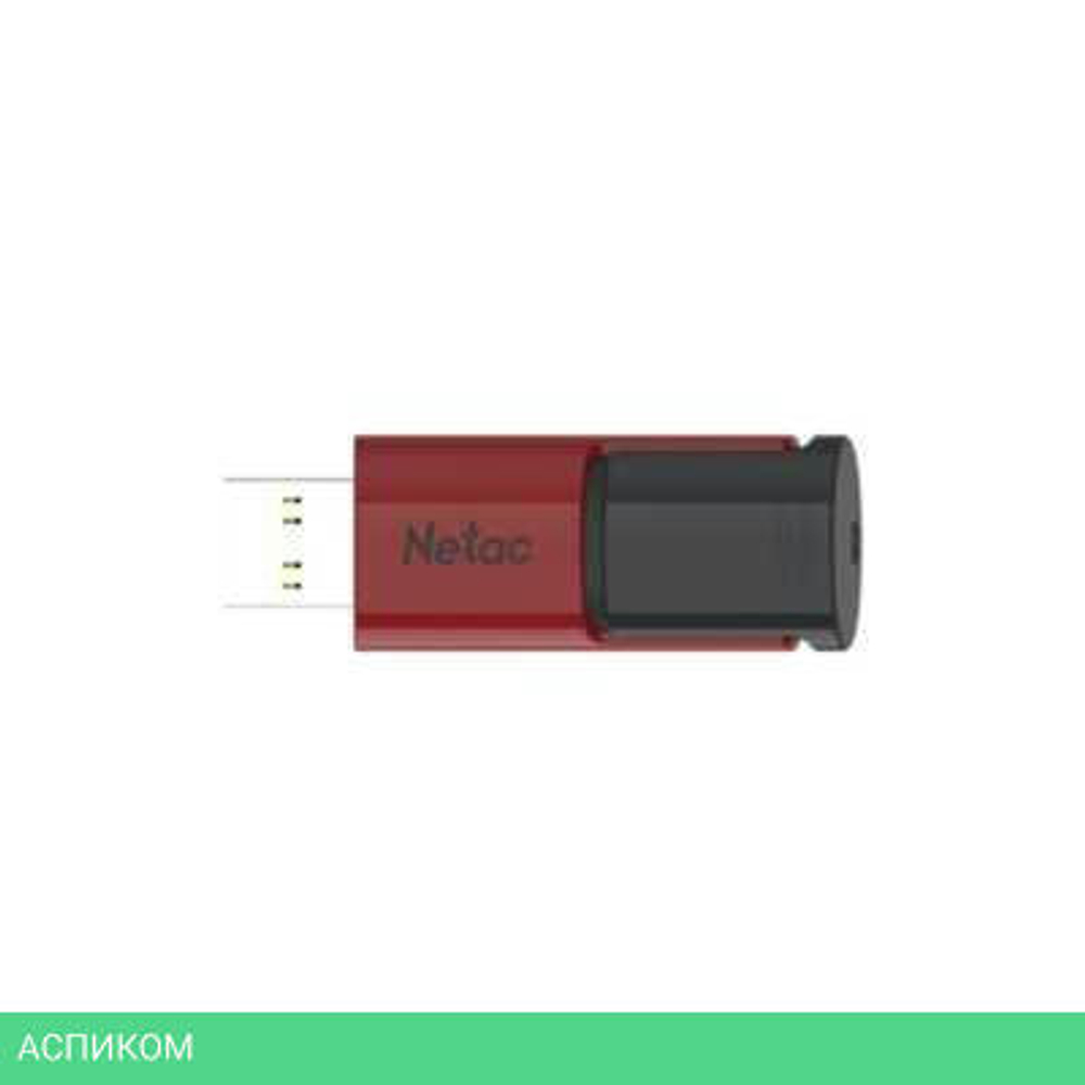 USB Flash-накопитель Netac U182 16Gb черный/красный (NT03U182N-016G-30RE)