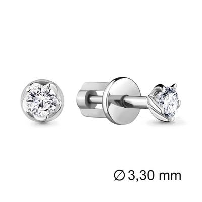 941391 Серьги из Золота с бриллиантами