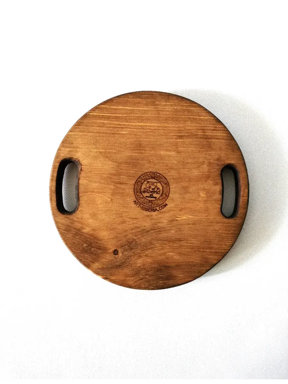 Поднос деревянный сервировочный из кедра для подач