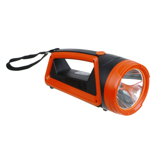 Фонарь прожектор тм ЕРМАК, LED + COB, 6 режимов, 2400мАч, Type-C кабель, 9х9х20см, пластик