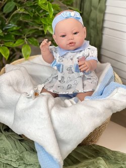 Кукла Berbesa виниловая 42см Recien Nacido в пакете (5119K)