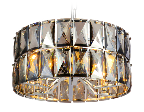 Подвесная люстра TR5160/6 CH/SM хром/дымчатый E14/6 max 40W D520*945