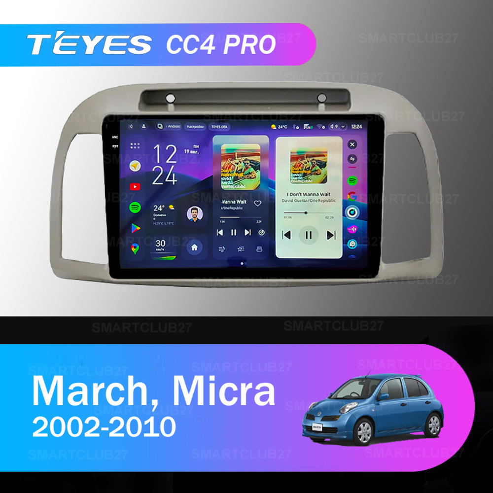 Teyes CC4 Pro 9" для Nissan March, Micra 2002-2010