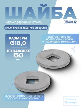 Шайбы DIN 440