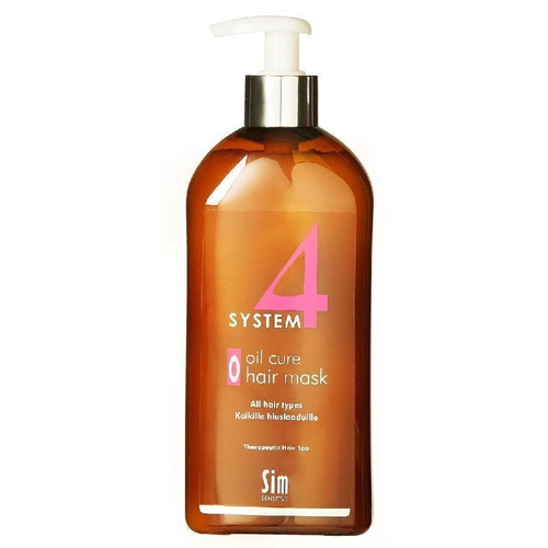 Sim Sensitive System 4 O Oil Cure Hair Mask O - Терапевтическая маска для пилинга и лечения кожи головы, снимает раздражение и зуд, 500 мл
