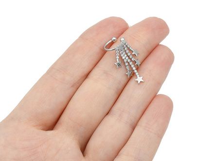 Кафф со стразами "Звездочки"