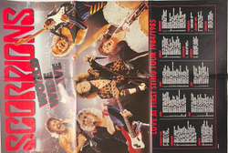 Винтажная виниловая пластинка LP Scorpions World Wide Live (Germany 1985) (Poster) Still Loving You