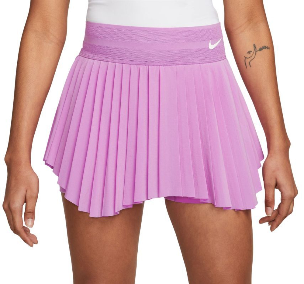 Женская Юбка теннисная Nike Court Dri-Fit Slam Melbourne Skirt - rush fuchsia/white