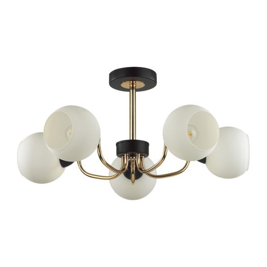 5642/5C COMFI LN23 000 чёрный, золотой Люстра потолочная E27 5*60W 220V BLISS