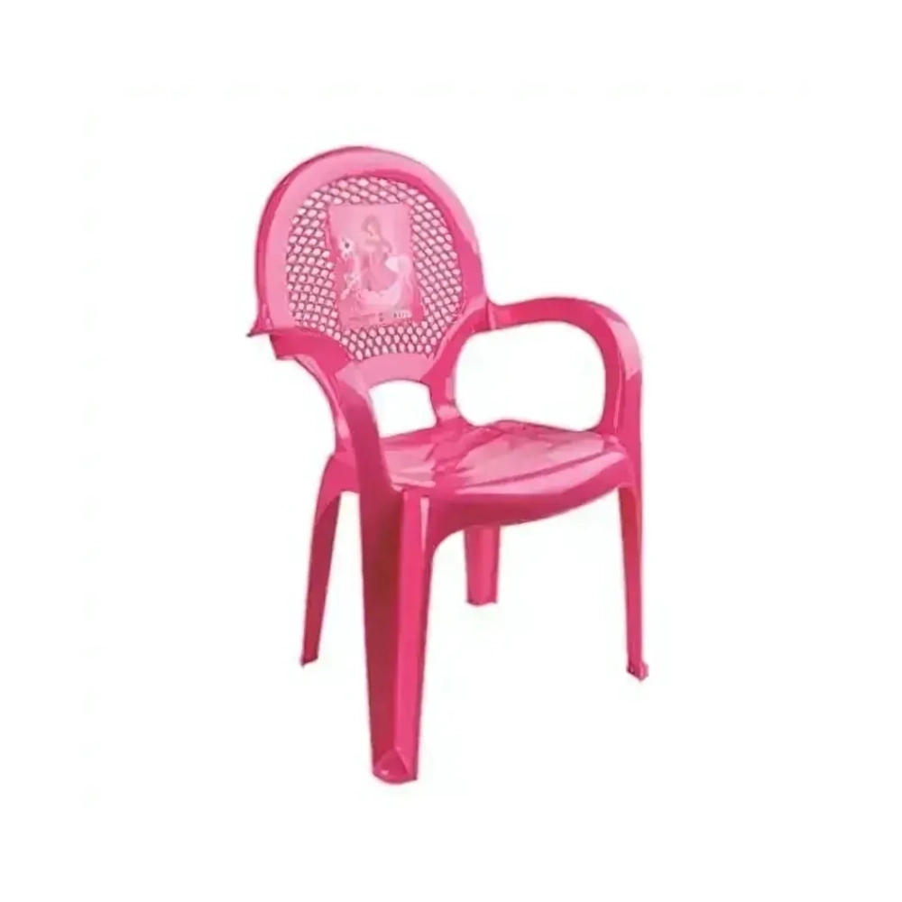 Стульчик детский с рисунком розовый