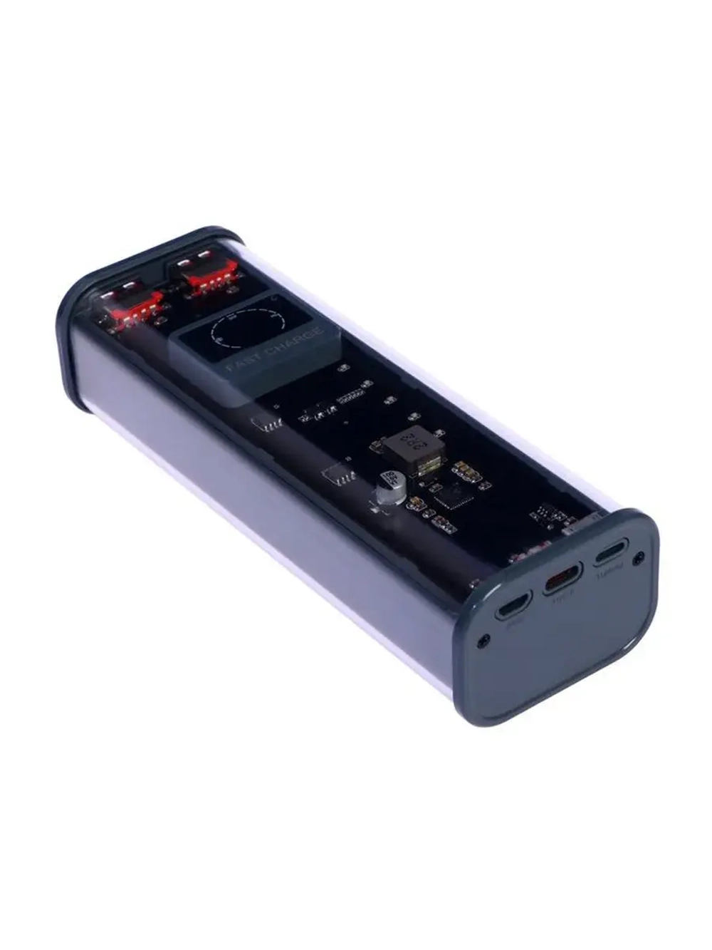 Внешний портативный аккумулятор CRR-29, 20000 мАч, 2USB, 3 А