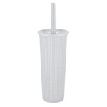 Комплект WC "Velvet" закрытый (светло-серый)