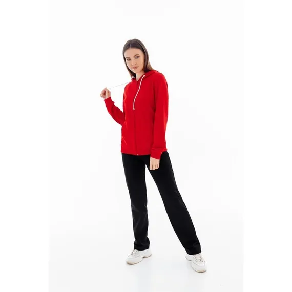 Ветровка женская, размер 42, цвет красный