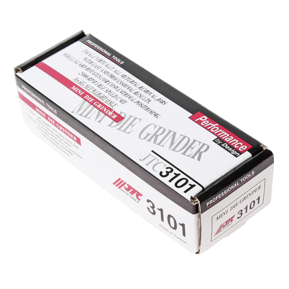 Машинка пневматическая шлифовальная 25000об/мин., 300л/мин., 90PSI, патрон 6мм, длина 140мм JTC