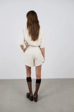 Шорты из фактурного хлопка Stucco