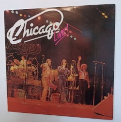 Винтажная виниловая пластинка LP Chicago Live (Portugal 1984)