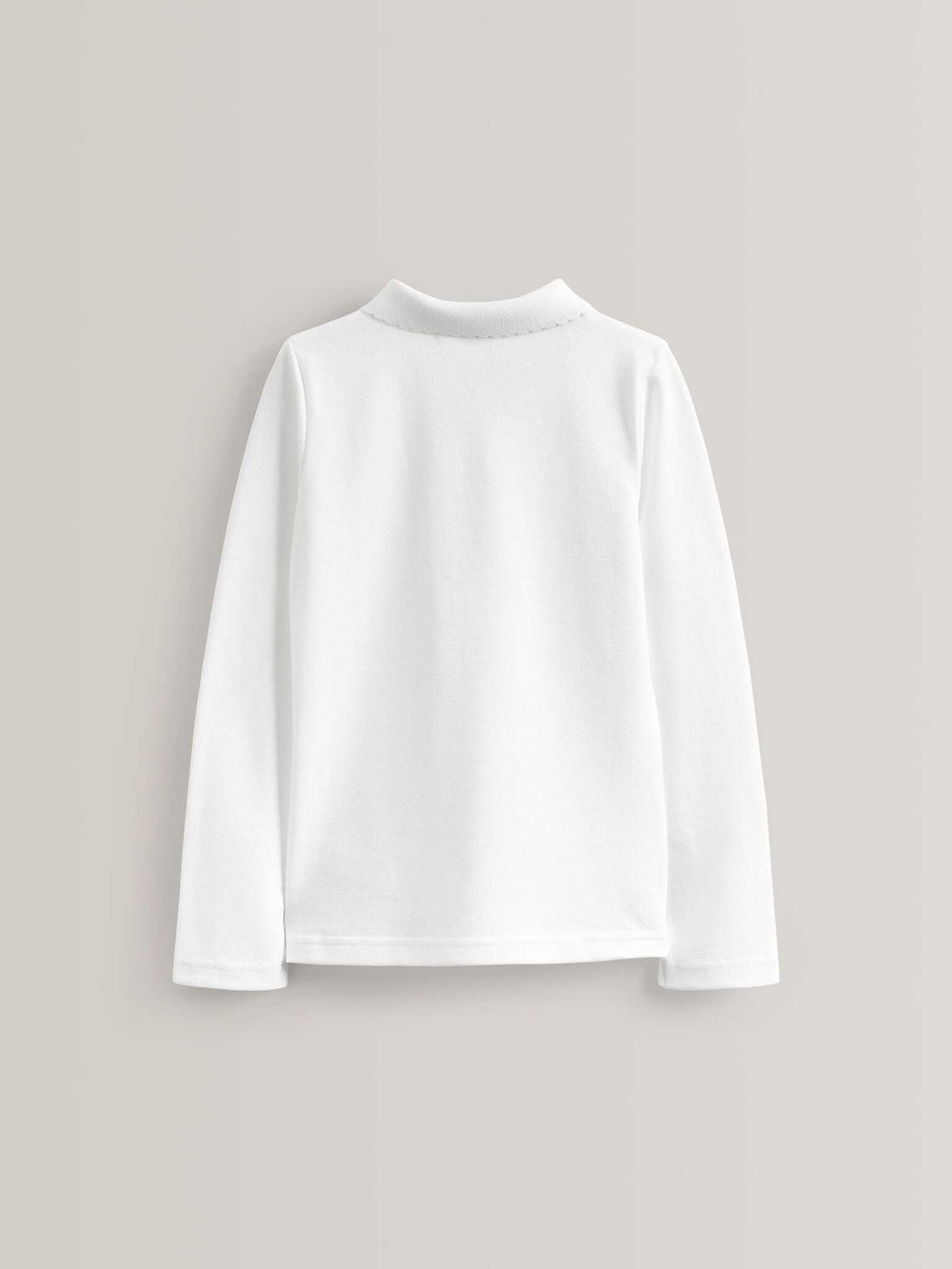 Поло с длинным рукавом школьное для девочки Next 792-172, 5 шт., Белый