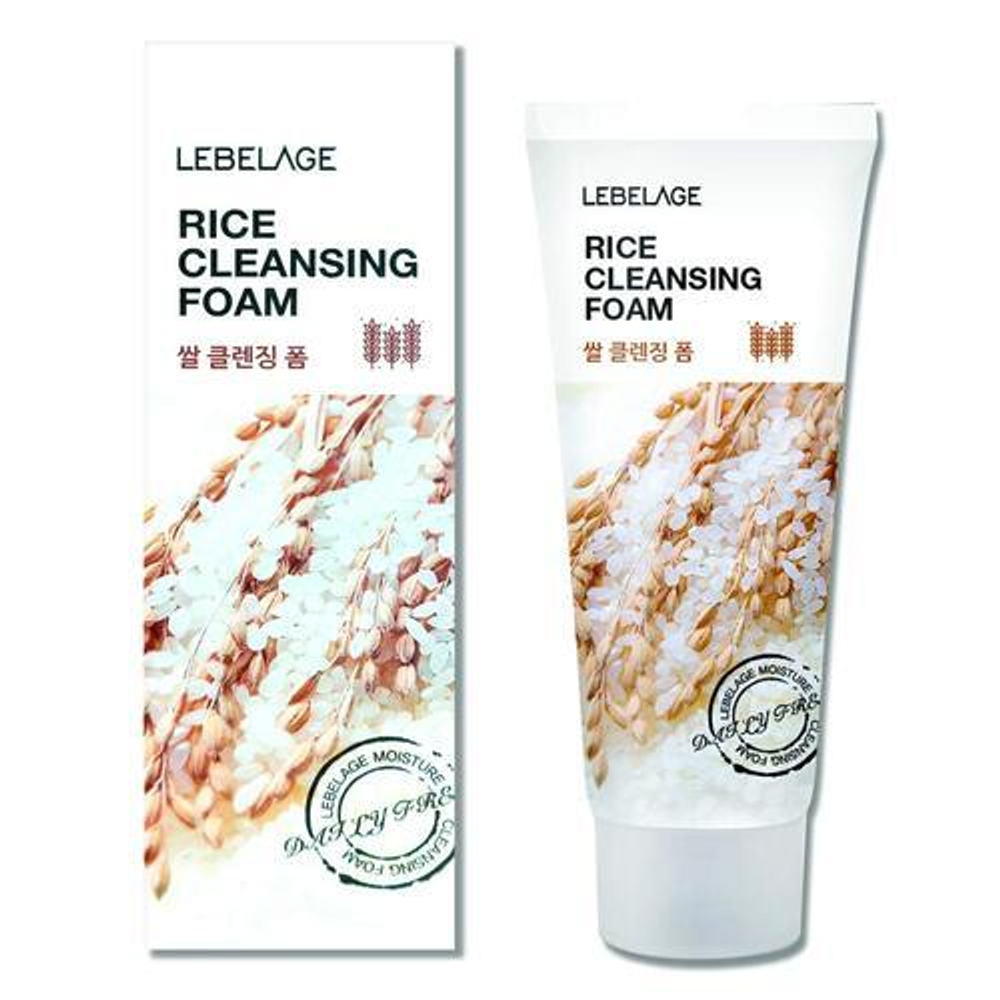 [Lebelage] Rice Cleansing Foam - Пенка для умывания с экстрактом риса, 100 мл
