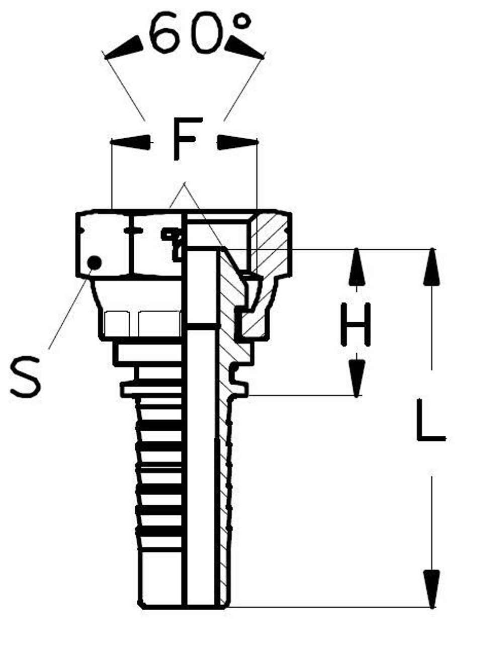 Фитинг DN 16 DKM (Г) 27x1.5