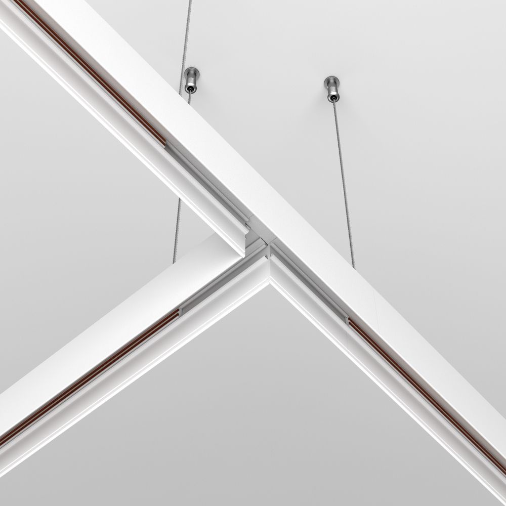 Коннектор Т-образный для накладного магнитного шинопровода Maytoni Exility TRA034CT-41W