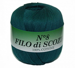 Пряжа Filo Di Scozia №8 50г, 340м, 100%мерсеризованный хлопок (цена за 1 шт)