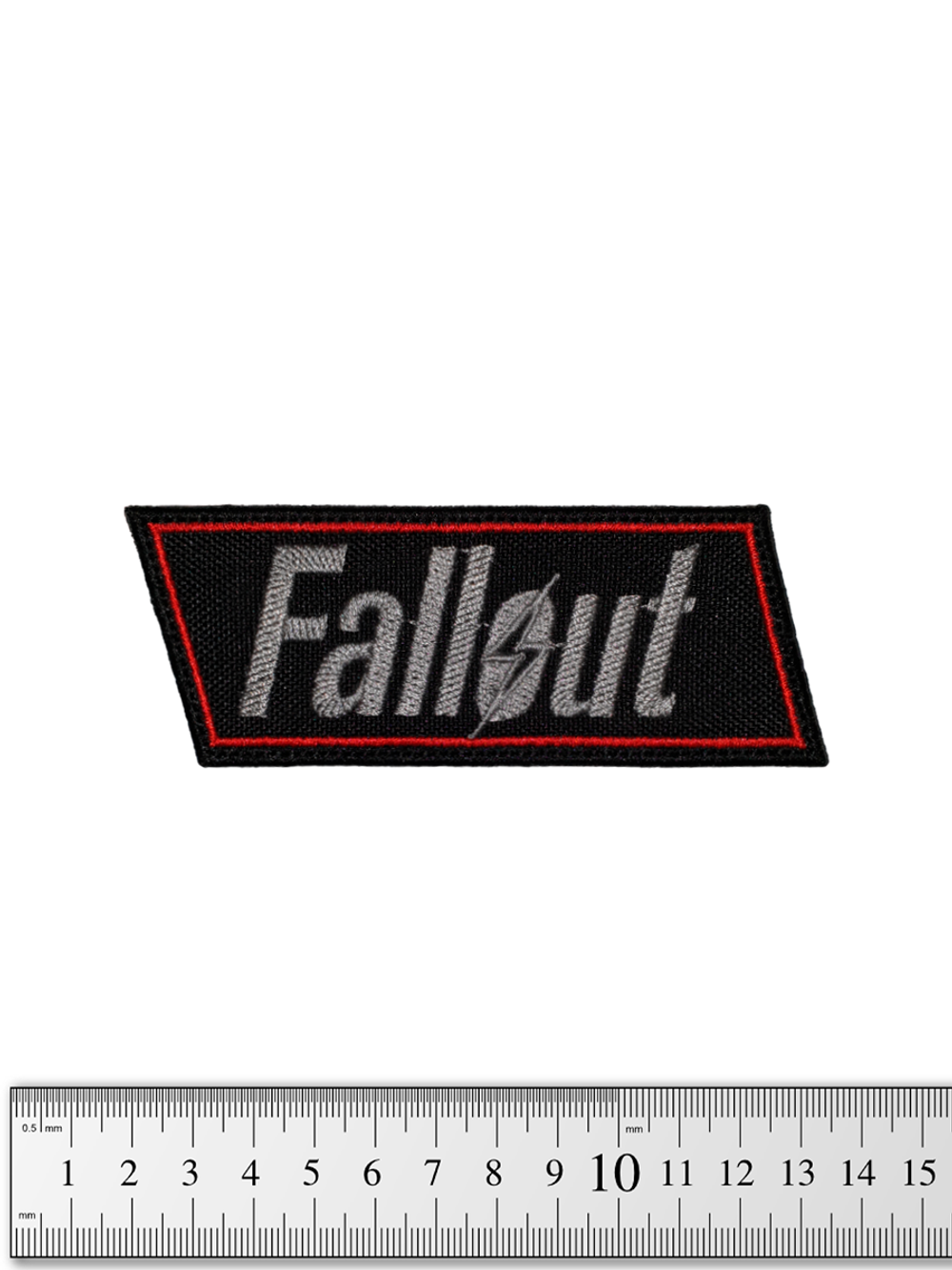 Шеврон Fallout надпись вышивка