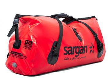 Гермосумка Sargan Капля длина 100 см объем 110 л красная